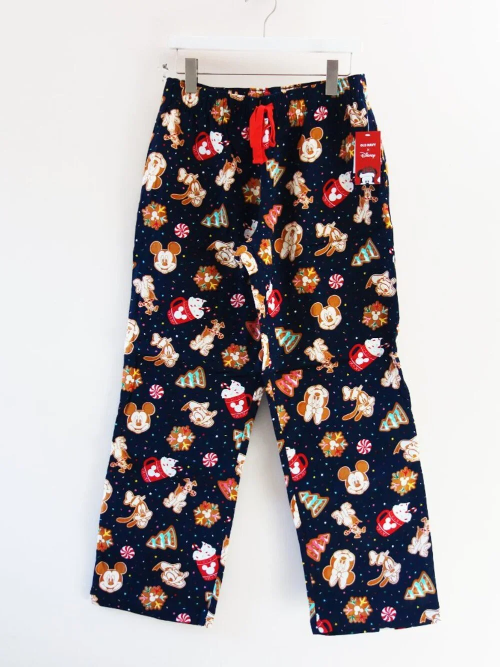 Old Navy x Disney Mid-Rise Printed Flannel Pajama Pants for Women (M) NWT